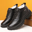 [100% piel de vacuno] Zapatos de algodón para hombre