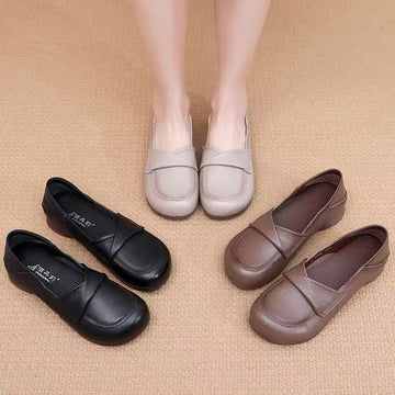 Zapatos de piel con suela blanda y tendón de ternera