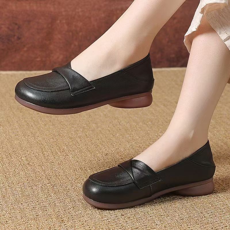 Zapatos de piel con suela blanda y tendón de ternera