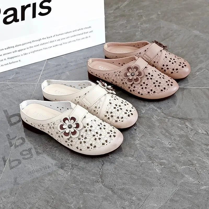 Zapatos de suela blanda transpirables y huecos