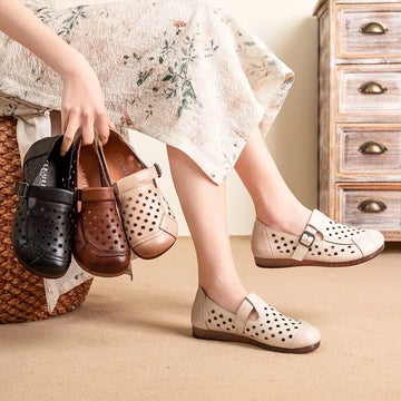 Nuevos zapatos de mujer con suela blanda antideslizante
