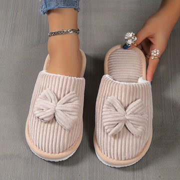 Pantuflas CozyCharm™ con Lazo – Comodidad y Estilo para tus Pies