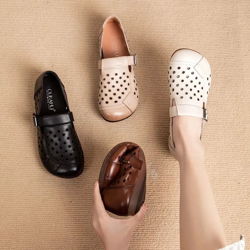 Nuevos zapatos de mujer con suela blanda antideslizante