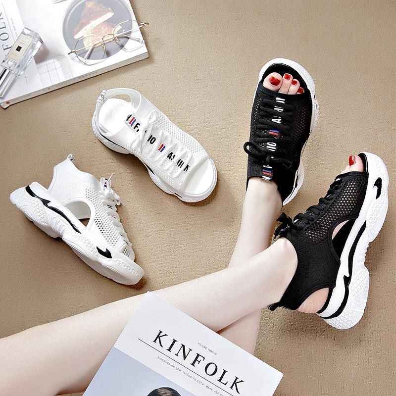 Sandalias de plataforma de tenis