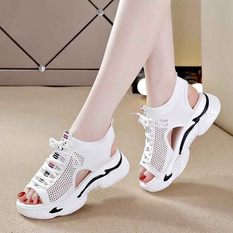 Sandalias de plataforma de tenis