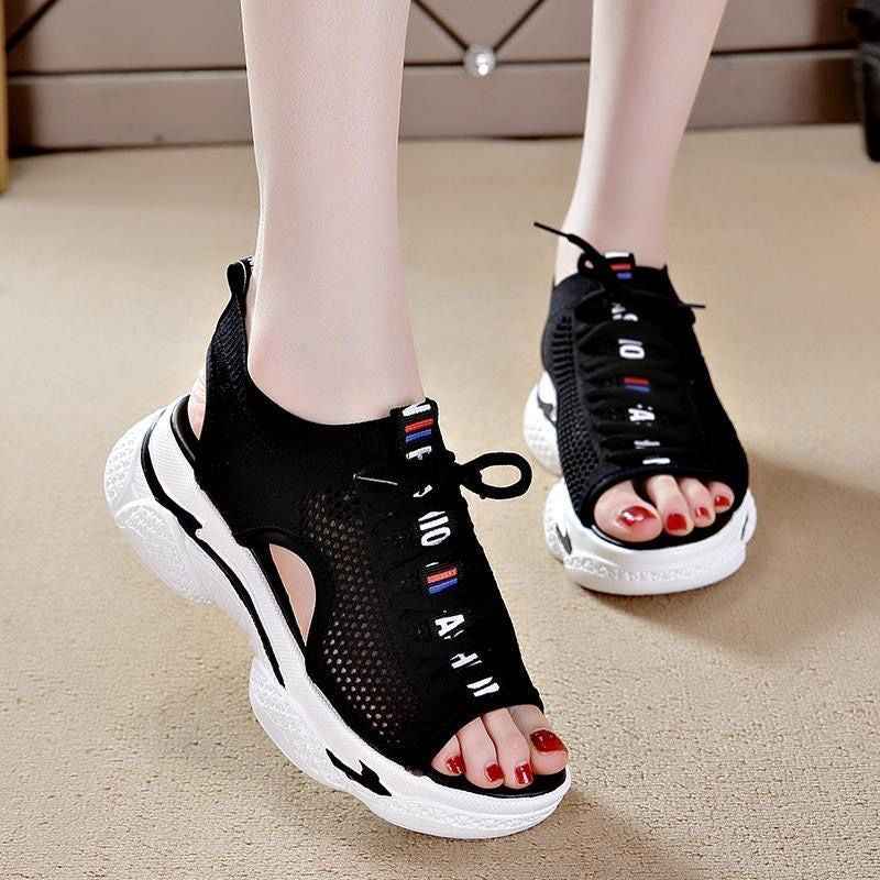 Sandalias de plataforma de tenis