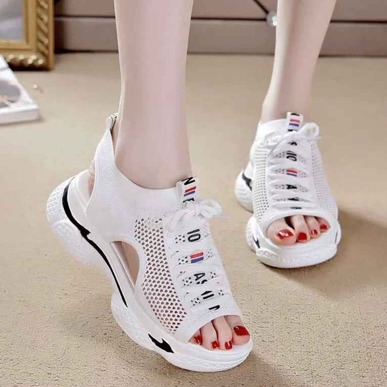 Sandalias de plataforma de tenis