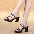 Sandalias boca de pez