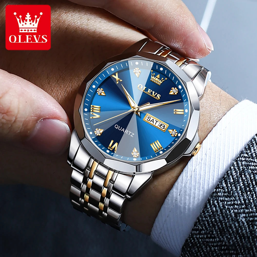 OLEVS RoyalTime™ – Elegancia y Precisión para Hombres de Éxito