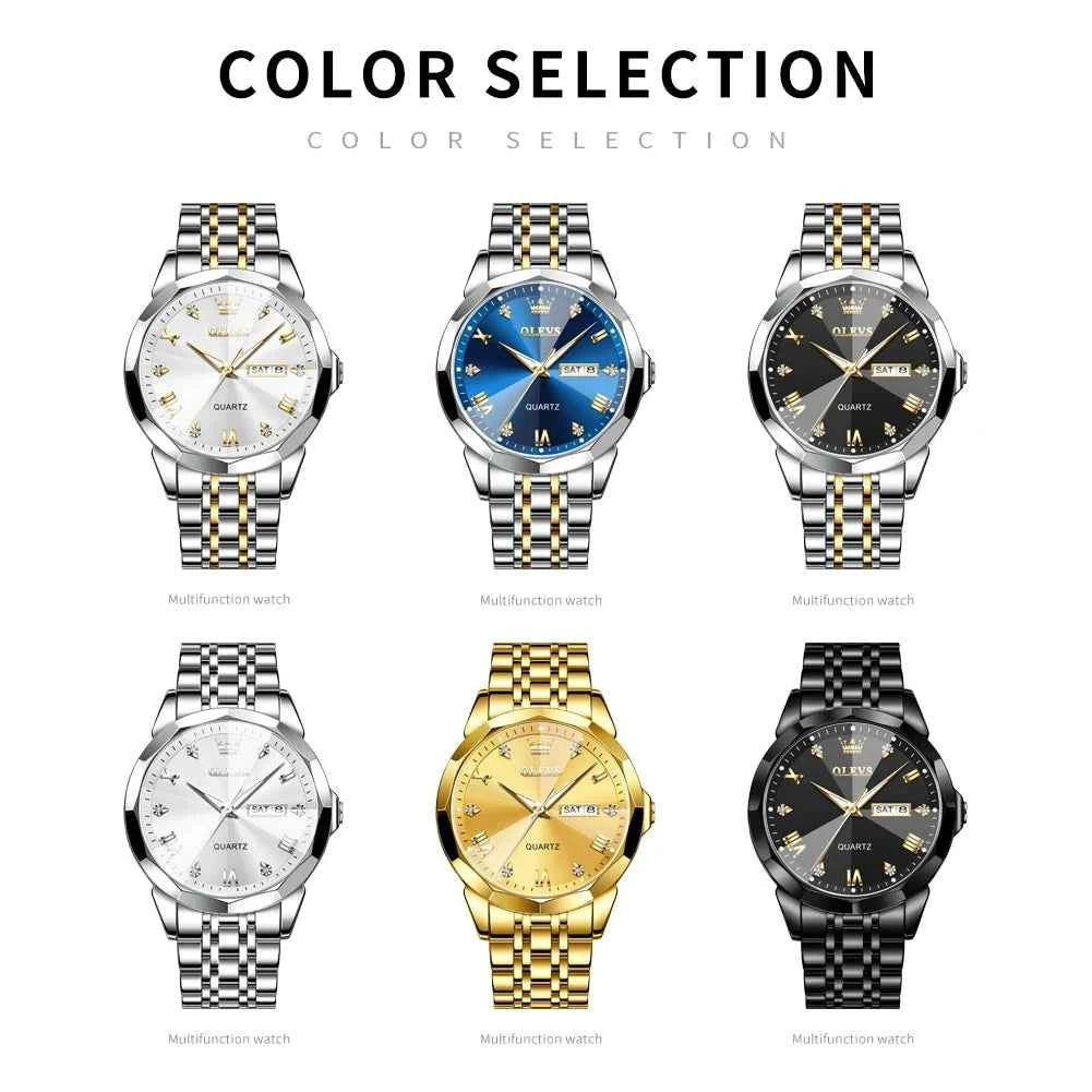 Reloj Olevs RoyalTime – Elegancia y Precisión para Hombres de Éxito