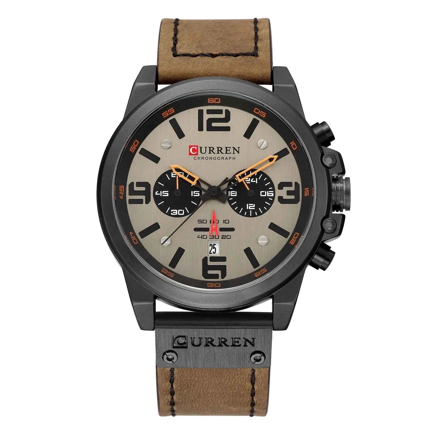 Reloj Curren Prestige Chrono - Elegancia y Precisión para el Hombre Moderno - ¡Compra 1 y recibe otro gratis!