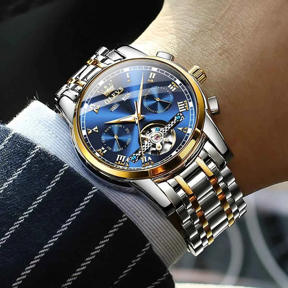 Reloj Olevs Imperial – La Fusión Perfecta de Elegancia y Precisión Mecánica