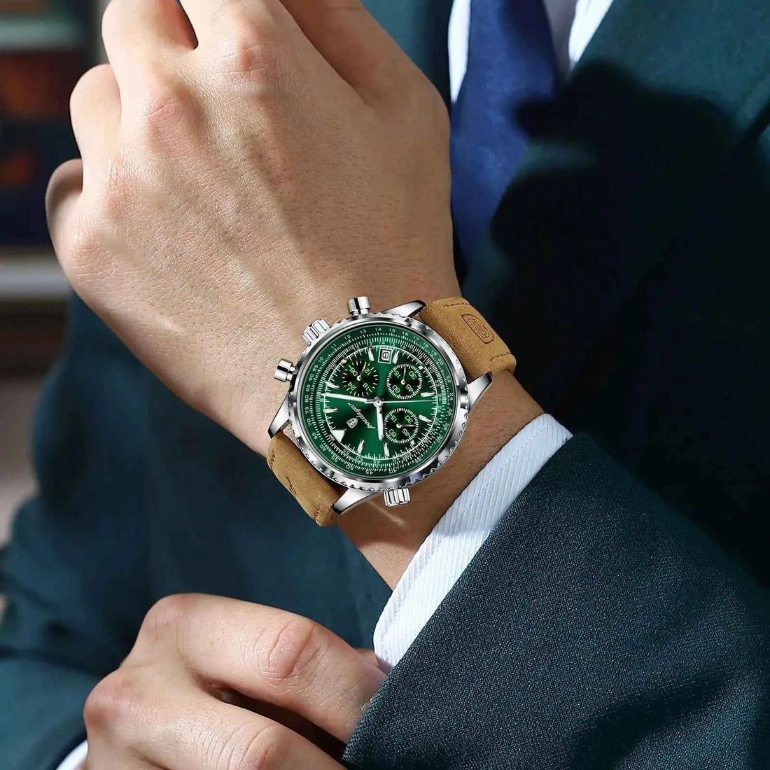 Reloj Poedagar Flyback - Elegancia y Precisión en tu Muñec