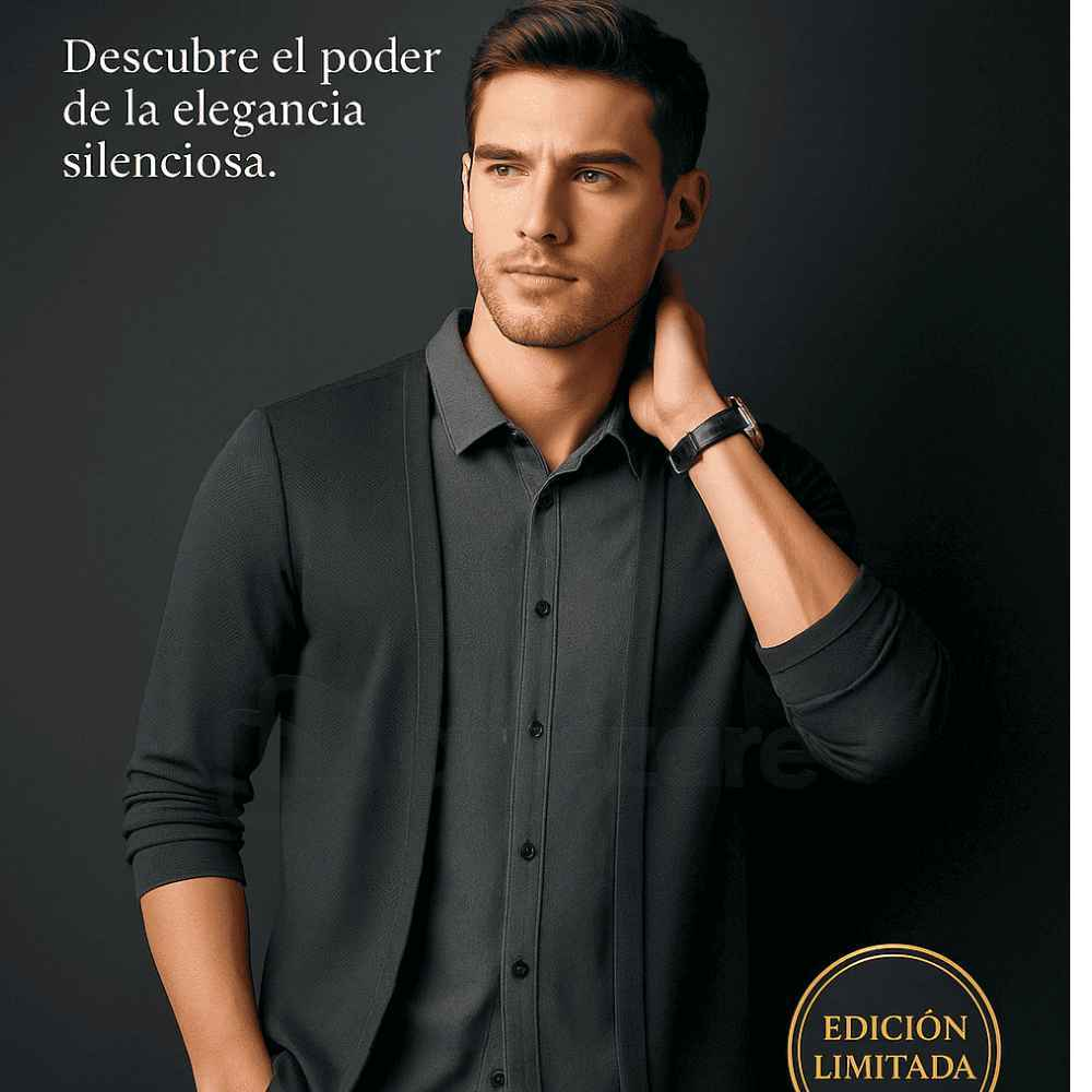 Camisa-Cardigan Illusion™ Elegancia que se siente, comodidad que impresiona. (cópia) 2a