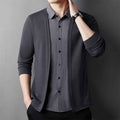 (cópia) Camisa-Cardigan Illusion™ Elegancia que se siente comodidad que impresiona